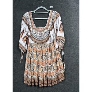 Free People Summer Dream Midi Dress Womens Size S Multicolor OB386608 Boho